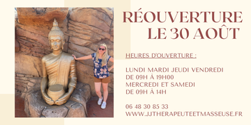 Réouverture après la pause estivale Réouverture après la pause estivale